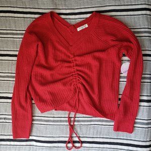 NWT Full Circle Trends Red Sweater